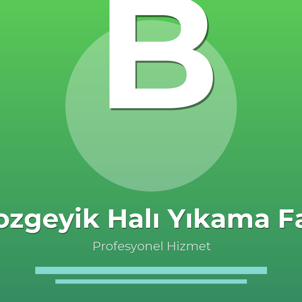 Bozgeyik Halı Yıkama Fabrikası