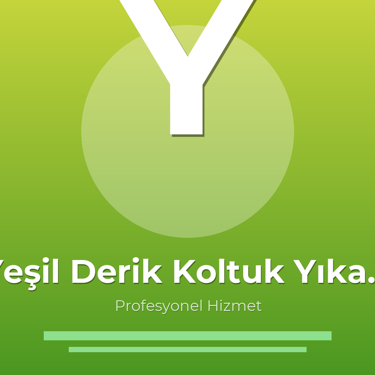 Yeşil Derik Koltuk Yıkama